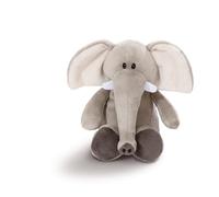 NICI 48066 Cuddly Toy Elephant 20 cm Zoo Friends, Grey