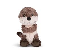 Nici 49156 Cuddly otter Oda 35cm grey dangling-Sustainable made plush, cute soft toy to cuddle and play with, for Children & adults, gift idea