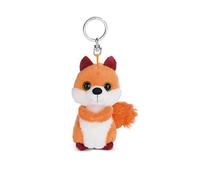 Nici 49202 Keyholder Squirrel Coleen 10cm Orange-Sustainable Companion Cuddly Animal Pendant Lanyard, Ring & Key Holder