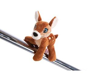 Nici 49203 MagNICI Fawn Mala Magic 12cm Brown-Sustainable Cuddly Toy Magnetic Animal for Fridge, Blackboard, Metal & Much More Gift idea, 12 cm