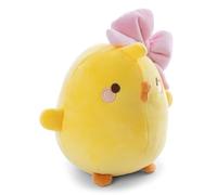 NICI 62780 Piu Piu Soft Toy with Bow, Staffed Animal Made of Soft Plush, Cute Plush Toy for Cuddling and Playing, for Children and Adults, Great Gift Idea, 12 cm, White