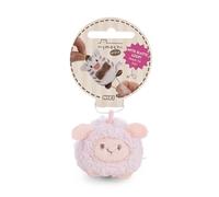 NICI 62932 Wools the Sheep Soft Toy, Stuffed Animal Made of Soft Plush, Cute Plush Toy for Cuddling and Playing, for Children and Adults, Great Gift Idea, 5 cm, Pink