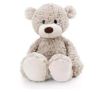 NICI Cuddly Toy Bear Finni 25 cm, Grey, Soft Plush Toy, Cute Stuffed Toy for Cuddling & Playing With, Great Gift Idea for Children and Adults - 62313