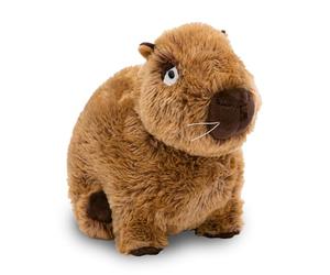 NICI Capybara cuddly toy Capy-Barbara 27cm sitting - cute cuddly toy for cuddling and playing, Capybara cuddly toy for cuddly toy lovers - 61223