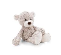 NICI Cuddly Toy Bear Finni 35 cm, Grey, Soft Plush Toy, Cute Stuffed Toy for Cuddling & Playing With, Great Gift Idea for Children and Adults - 62318
