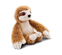 NICI cuddly toy sloth Slobby 15cm brown - Cuddly cute plush to snuggle and play with, for children & adults, great gift idea - 61212