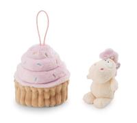 NICI Cuddly Toy Unicorn Creamy Pink 10 cm, in Cupcake with Loop, Colourful, Soft Plush Toy, Cute Stuffed Toy for Cuddling & Playing With, Great Gift Idea for Children and Adults, 61913