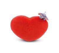 Nici Cushion Love elephant heart-shaped 42x27cm with cuddly toy elephant 12cm