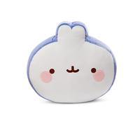 NICI Cushion MOLANG 35x35x12cm white - Fluffy cuddly toy pillow for boys, girls, babies and cuddly toy lovers - ideal for at home, kindergarten or on the go