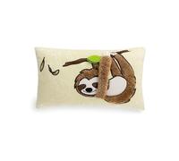 NICI cushion sloth Slobby 43x25cm brown - Fluffy cuddly toy pillow for boys, girls, babies and cuddly toy lovers - ideal for at home, kindergarten or on the go - 61216