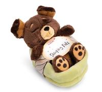 Nici Dog Sleeping In Basket Teddy 12 Cm