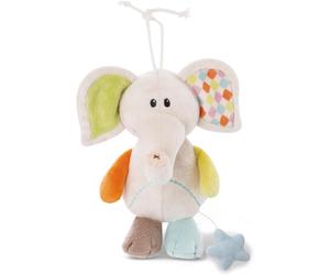 NICI Elephant Dundi Musical Plush Toy 18cm Baby Soother Music Box