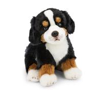 NICI GLUBSCHIS 62603 Cuddly Toy, Bernese Mountain Dog, 20 cm, Black, Soft Plush, Cute Stuffed Animal for Cuddling and Playing, Great Gift Idea for Children and Adults