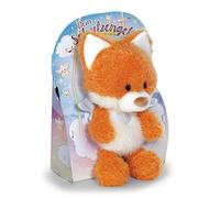 NICI GLUBSCHIS 62679 Fox Guardian Angel Soft Toy, La La Foxie in Gift Box, Stuffed Animal Made of Soft Plush, Cute Plush Toy for Cuddling and Playing, for Children and Adults, 28 cm, Orange
