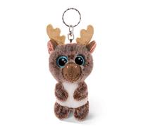 NICI GLUBSCHIS cuddly soft toy reindeer Cocoa-Fee, with keyring, sweet keeholder, 9cm