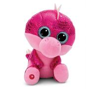 NICI GLUBSCHIS cuddly toy dragon Kay-Kay 15 cm - Colourful soft toy with big, cute glitter eyes, cuddly toy for cuddly toy lovers - 49395