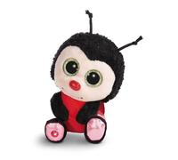 Nici GLUBSCHIS Cuddly Toy, Ladybird Lily May, 15 cm, Black, Soft Plush Toy, Cute Stuffed Toy for Cuddling and Playing, Great Gift Idea for Children and Adults - 62593