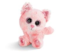 NICI Cuddly Toy Glubschis Dreamie Cat – 15 cm, Pink Star, Medium