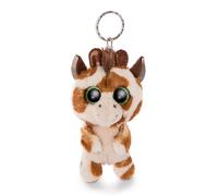 NICI Glubschis: The Original - Glubschis Giraffe keyring Halla 9cm - Cuddly toy zoo animals - Cute animal pendant for lanyards & key holders - Mini plush toys, Keyrings for girls and boys