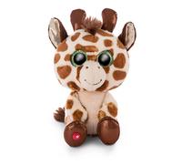 NICI Glubschis: The Original - Glubschis Giraffe toy Halla 15 cm - Cute cuddly toys - Fluffy stuffed animal with big glittery eyes - Plush Zoo animals to cuddle & play
