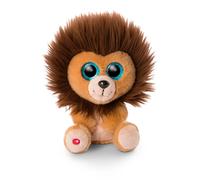 NICI 46946 Does not apply Original - Glubschis Lion Cliff 15 cm - Cute cuddly toys - Fluffy stuffed big glittery eyes - Plush Zoo animals to cuddle & play, Brown
