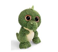NICI GLUBSCHIS DINO EDITION Xert 15cm Green Dangling Cuddly Soft Toy - Sustainable Plush, Cute Soft Toy for Children & Adults, Great Gift Idea