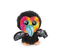 NICI Glubschis: The Original Cuddly Toy Toucan Tuffy 15 cm - Fluffy Stuffed Animals for soft toy lovers, Bird Toys with Big Glittery Eyes to Cuddle & Play with, Colorful/Black, 46966