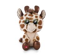 NICI Glubschis: The Original - Glubschis Giraffe toy Halla 15 cm - Cute cuddly toys - Fluffy stuffed animal with big glittery eyes - Plush Zoo animals to cuddle & play