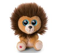 NICI 46946 Does not apply Original - Glubschis Lion Cliff 15 cm - Cute cuddly toys - Fluffy stuffed big glittery eyes - Plush Zoo animals to cuddle & play, Brown