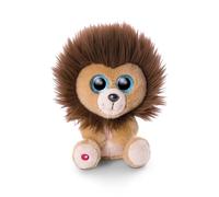 NICI 46946 Does not apply Original - Glubschis Lion Cliff 15 cm - Cute cuddly toys - Fluffy stuffed big glittery eyes - Plush Zoo animals to cuddle & play, Brown
