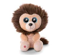 NICI Glubschis: The Original - Glubschis Lion toy Cliff 25 cm - Cute cuddly toys - Fluffy stuffed animal with big glittery eyes - Plush Zoo animals to cuddle & play