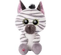 NICI Glubschis: The Original - Glubschis Zebra toy Mankalita 25 cm - Cute cuddly toys - Fluffy stuffed animal with big glittery eyes - Plush Zoo animals to cuddle & play