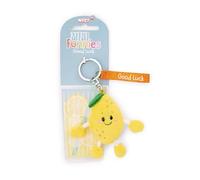 NICI Good Luck Lemon Keyring 7 cm, Yellow, Loyal Companion for Backpack or Bag, Key Holder for Kids and Adults, 61806
