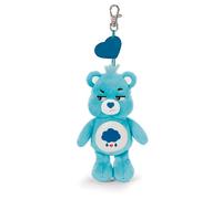 NICI Care Bears, Grumpy Bear, Bag Charm, Cute Plush Accessory, Adorable Keyring for Bag, Rucksack & Car, 15 cm, Blue - 62802