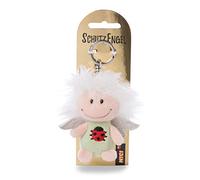 NICI Guardian Angel Keyring with Ladybird and Glitter Wings 7 cm - Lucky Charm Angel I Angel Keyring for Lanyard, Keychain & Key ring- 46122