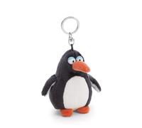 NICI Key Fob, Penguin Jorge Thunder, 9 cm, Grey, Loyal Plush Companion for Rucksack or Bag, Key Holder for Children and Adults, 62402