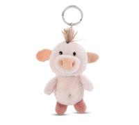 NICI Key Fob, Pig Pigwick, 10 cm, Pink, Loyal Companion for Rucksack or Bag, Key Holder for Children and Adults, 62246