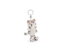 NICI Key Fob, Snow Leopard Eleni Snowbell, 10 cm, White, Loyal Plush Companion for Rucksack or Bag, Key Holder for Children and Adults, 62400