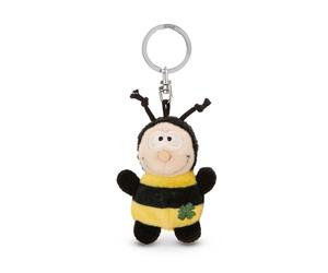 NICI Keyholder bee with cloverleaf 5cm - yellow - A loyal companion for backpacks or bags, keychain for key rings & key holders for all ages | 62065