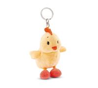 NICI Keyholder chick Eggwina 10cm yellow - Soft toy companion cuddly animal pendant with metal ring to hang on keys, cord, bag, and more