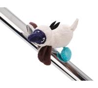 NICI Keyholder Love elephant dark grey 10cm ° - Soft toy companion cuddly animal pendant with metal ring to hang on keys, cord, bag, and more