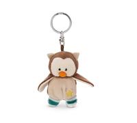 NICI Keyholder owl with star 5cm - brown - A loyal companion for backpacks or bags, keychain for key rings & key holders for all ages | 62086