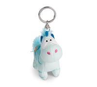 NICI Keyholder unicorn Aquario 10cm blue - Sustainable companion cuddly animal pendant with metal ring to hang on keys, cord, bag, and more