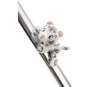NICI MagNICI 62404 Snow Leopard Eleni Snowbell, 12 cm, White, Cuddly Toy with Magnet, Plush Toy, Sticks to Metal Surfaces, Magnetic Boards and Bag Handles, Travel Companion, Great Gift Idea