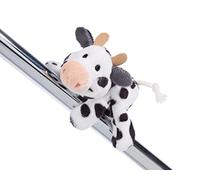 NICI MagNICI cow Cowluna 12cm white - Sustainable cuddly toy with magnet - magnetic animal for fridge, blackboard, metal & much more great gift idea