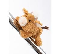 MagNICI highland cattle McMooray 12cm brown - Cuddly soft toy with magnet - magnetic animal for fridge, blackboard, metal & much more great gift idea