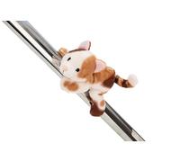 NICI MagNICI Lucky Cat 12 cm, Brown, Cuddly Toy with Magnet, Plush Toy, Sticks to Metal Surfaces, Magnetic Boards and Bag Handles, Travel Companion, Great Gift Idea, 62135