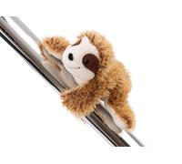 MagNICI sloth Slobby 12cm brown - Cuddly soft toy with magnet - magnetic animal for fridge, blackboard, metal & much more great gift idea