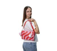 NICI MOLANG 62792 Shoulder Bag with Length-Adjustable Carrying Strap, Playful Molang Trendy Accessory with Cute Plush Bow, Cute Crossbody for Everyday Life, Travel and Leisure, 18 x 26 x 4 cm, Pink