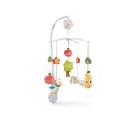NICI Music Mobile Featuring Bunny & Owl 40 cm, Colourful I Baby Mobile with 5 Removable Figures and Bed Attachment, In Gift Packaging I Baby Bed Accessories - 48511